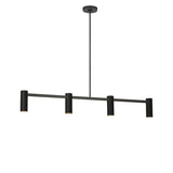Zentro Four Light Linear Chandelier