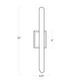Redford Two Light Wall Sconce — 22.00"