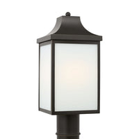 Saybrook 16.5" Post Lantern — Smooth White