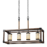 Dunning Four Light Linear Chandelier