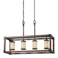 Dunning Four Light Linear Chandelier