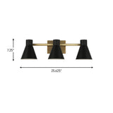 Towner Three Light Bath