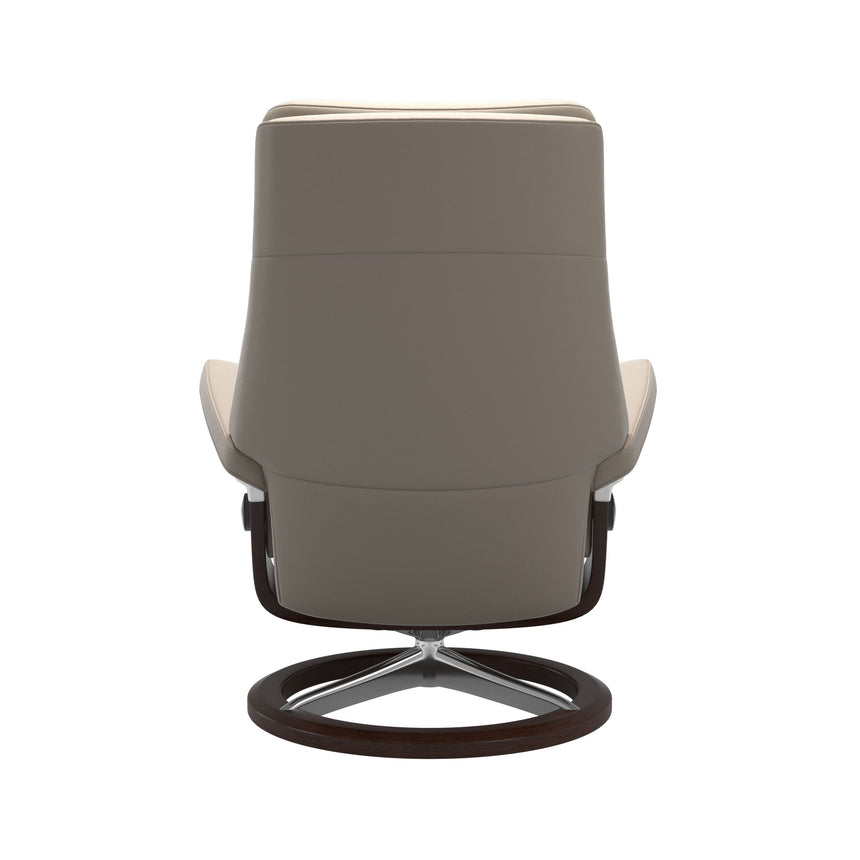 Paul Recliner - Signature Base - Paloma Mushroom - Brown Wood