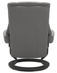 Paloma Leather Silver Grey M & Grey Base | Stressless Mayfair Classic Recliner | Valley Ridge Furniture