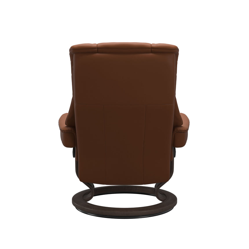 Mayfair Recliner - Classic Base - Paloma New cognac - Wenge Wood