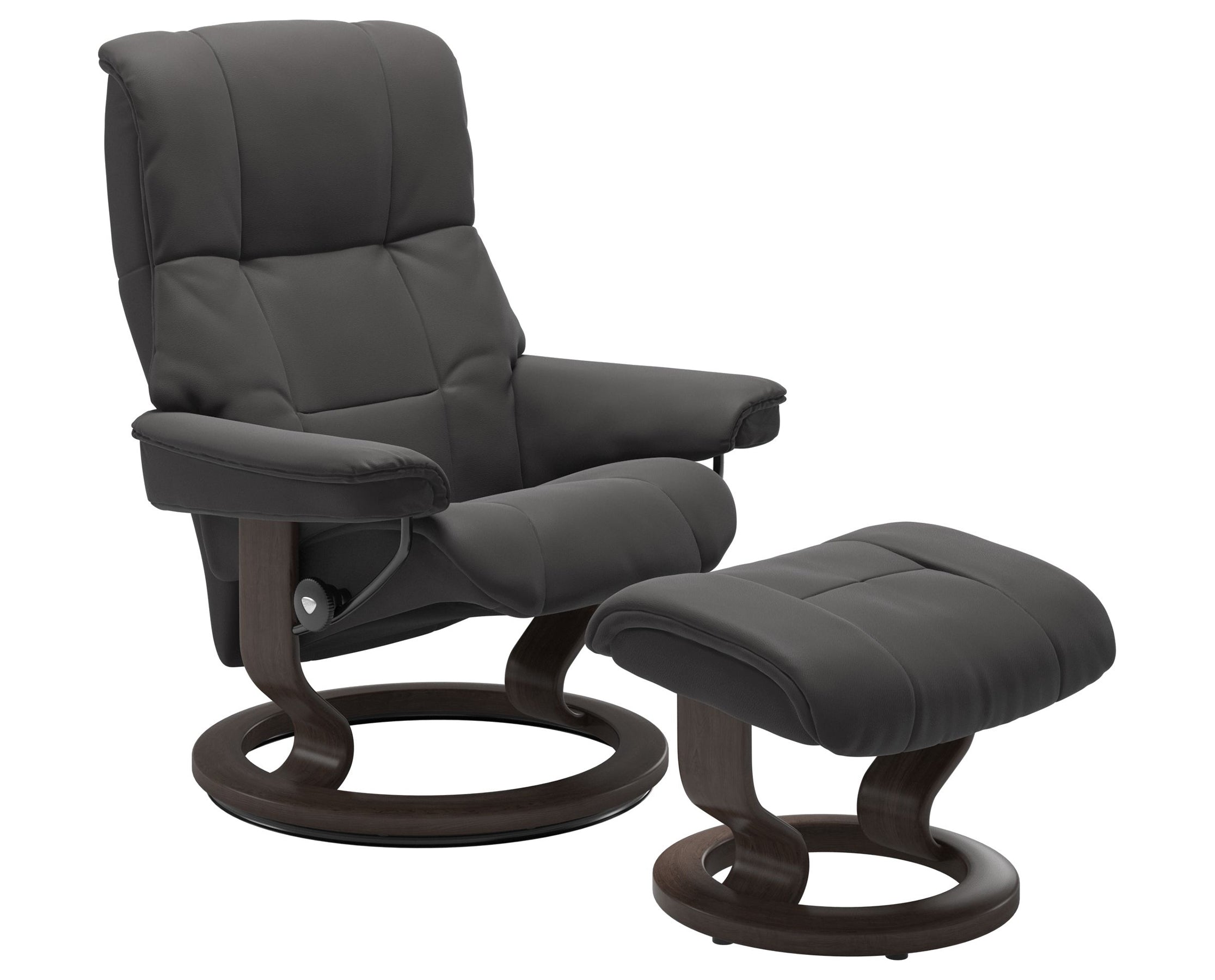 Paloma Leather Rock M and Wenge Base | Stressless Mayfair Classic Recliner - Promo | Valley Ridge Furniture