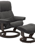 Paloma Leather Rock M and Wenge Base | Stressless Mayfair Classic Recliner - Promo | Valley Ridge Furniture