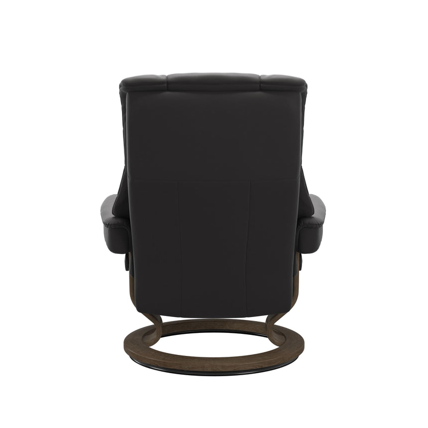 Mayfair Recliner - Classic Base - Paloma Rock - Smoked Oak Wood