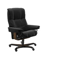 Mayfair - Office Chair - Paloma Black - Teak Wood