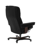 Mayfair - Office Chair - Paloma Black - Brown Wood