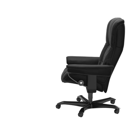 Mayfair - Office Chair - Paloma Black - Black Wood