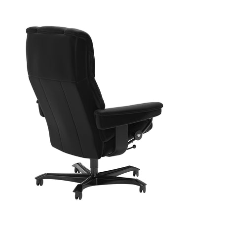 Mayfair - Office Chair - Paloma Black - Black Wood