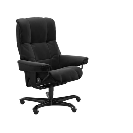 Mayfair - Office Chair - Paloma Black - Black Wood