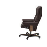 Mayfair - Office Chair - Paloma Chocolate - Teak Wood