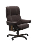 Mayfair - Office Chair - Paloma Chocolate - Teak Wood
