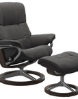 Paloma Leather Rock S/M and Wenge Base | Stressless Mayfair Signature Recliner - Promo | Valley Ridge Furniture