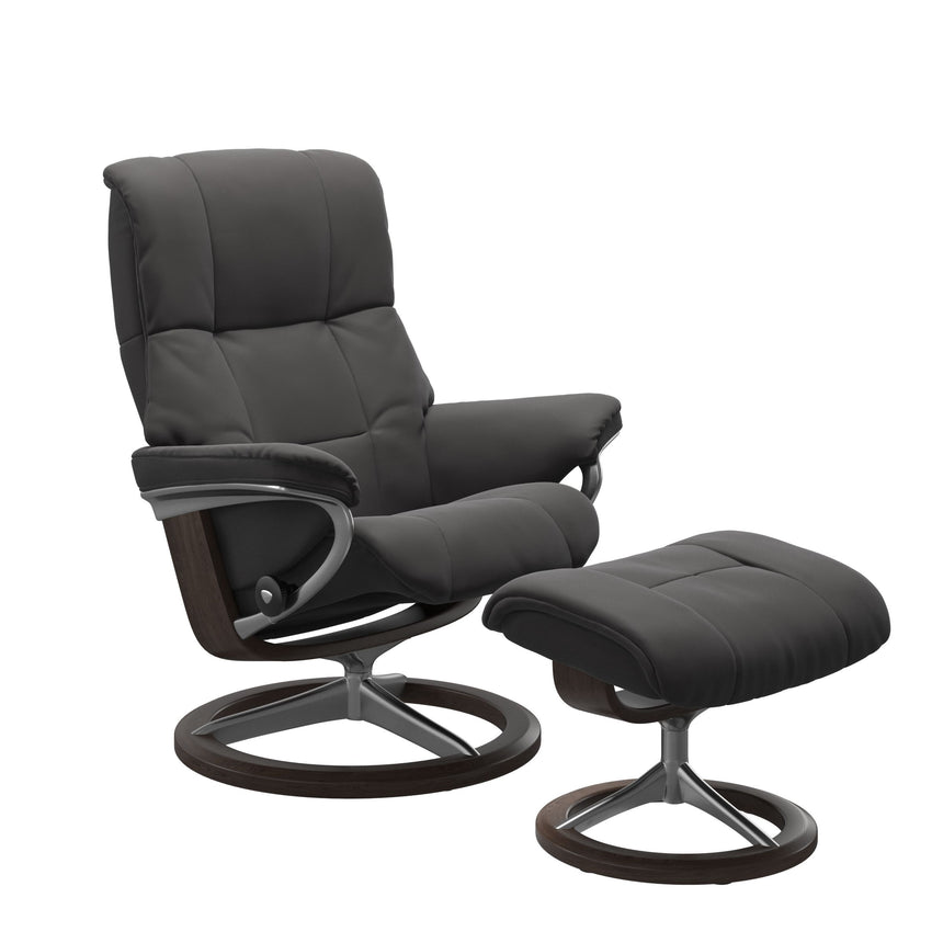 Mayfair Recliner - Signature Base - Paloma Rock - Wenge Wood