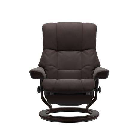 Mayfair Recliner - Classic Power Base - Paloma Chocolate - Brown Wood