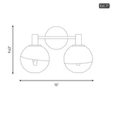 Torian 2-Light Bath Sconce