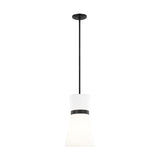 One Light Pendant — 16.50", White