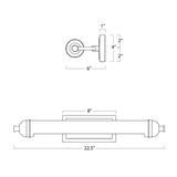 Devon Two Light Picture Light — 22.5"