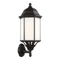 Sevier 22" Up Lantern — Satin Etched