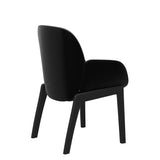 Bay Low Back Dining Chair - Paloma Black - Black - Armchair
