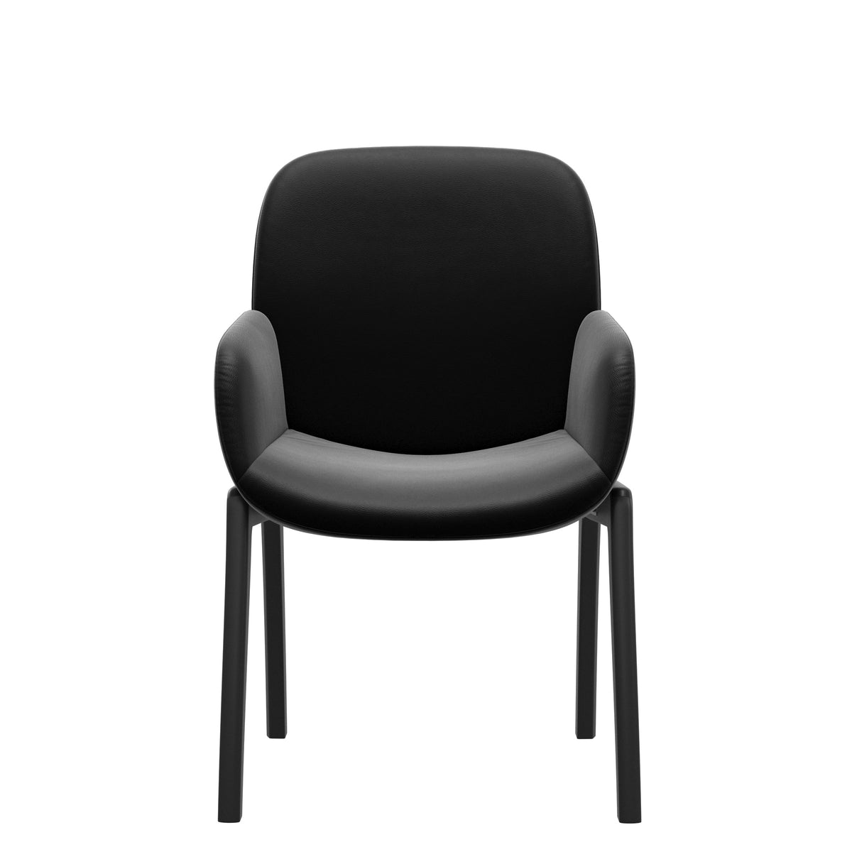 Bay Low Back Dining Chair - Paloma Black - Black - Armchair