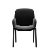 Bay Low Back Dining Chair - Paloma Black - Black - Armchair