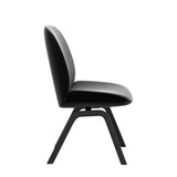 Bay Low Back Dining Chair - Paloma Black - Black - Armless