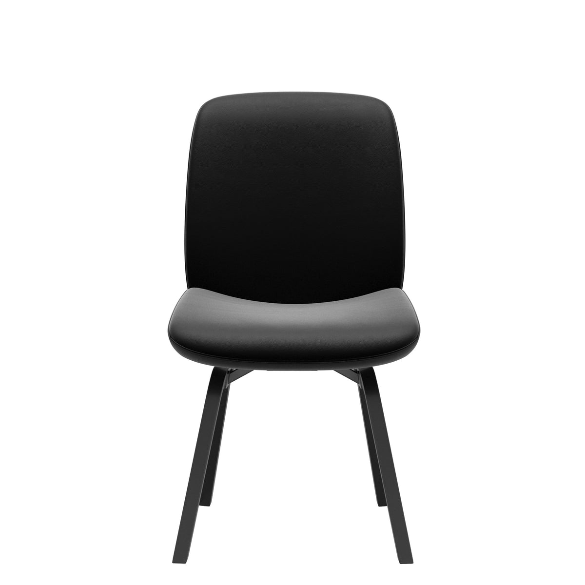 Bay Low Back Dining Chair - Paloma Black - Black - Armless