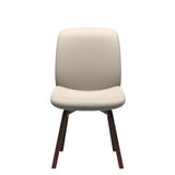 Bay Low Back Dining Chair - Paloma Fog - Walnut - Armless