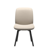 Bay Low Back Dining Chair - Paloma Fog - Black - Armless