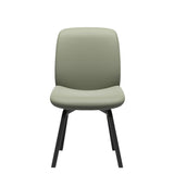 Bay Low Back Dining Chair - Paloma Shadow Green - Black - Armless