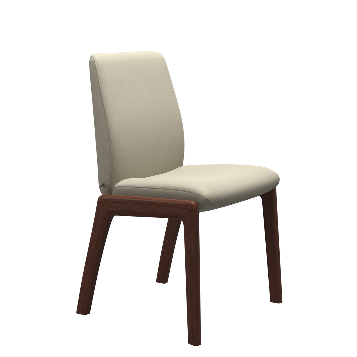 Laurel LB D100 - Paloma Light Grey - Walnut - Armless
