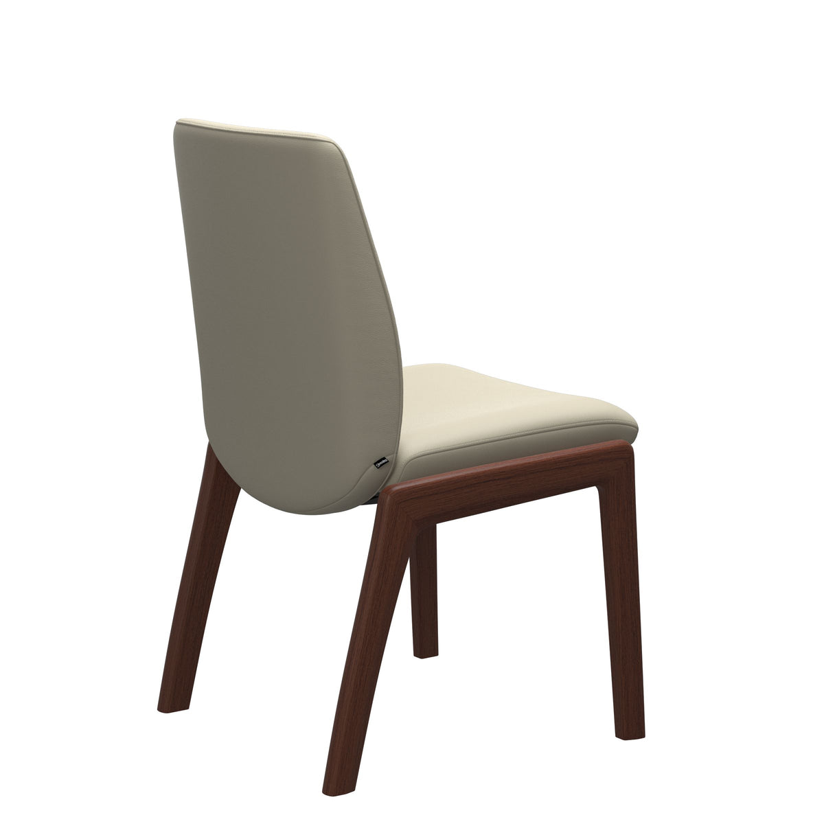 Laurel LB D100 - Paloma Light Grey - Walnut - Armless