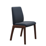 Laurel LB D100 - Paloma Oxford Blue - Walnut - Armless