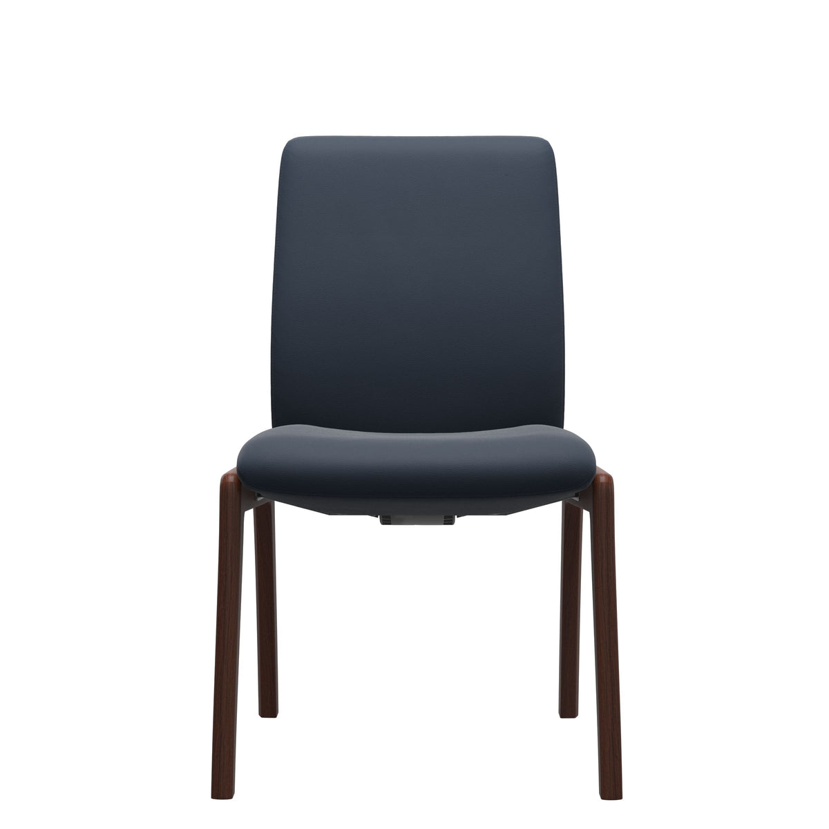 Laurel LB D100 - Paloma Oxford Blue - Walnut - Armless
