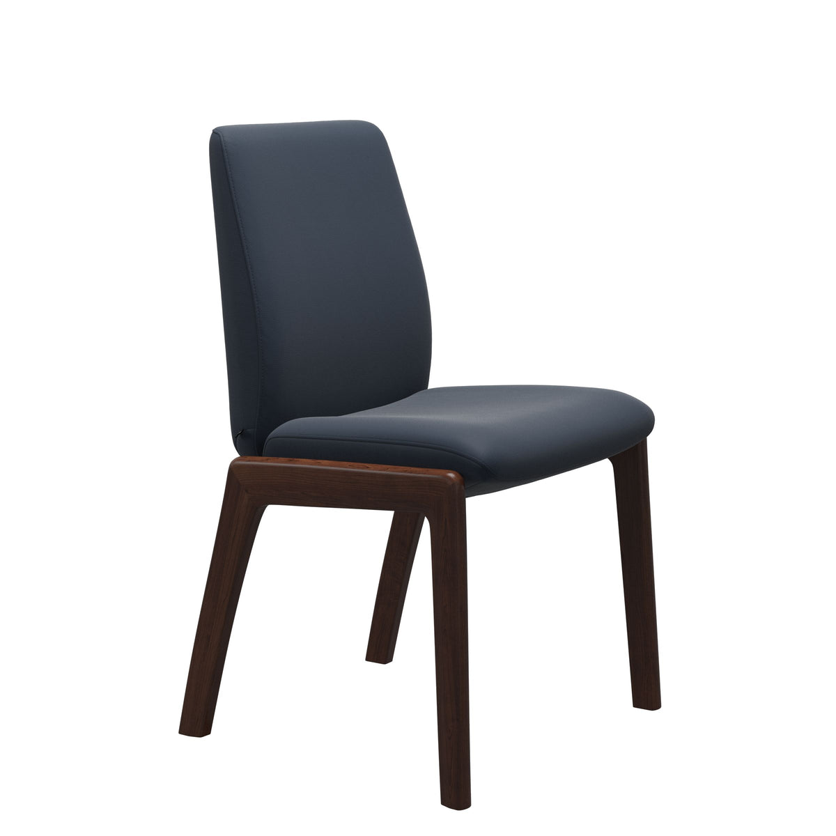 Laurel LB D100 - Paloma Oxford Blue - Brown - Armless