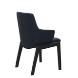 Laurel LB D100 - Paloma Oxford Blue - Black - Armchair