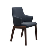 Laurel LB D100 - Paloma Oxford Blue - Brown - Armchair