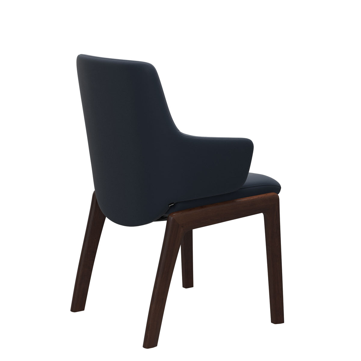 Laurel LB D100 - Paloma Oxford Blue - Brown - Armchair