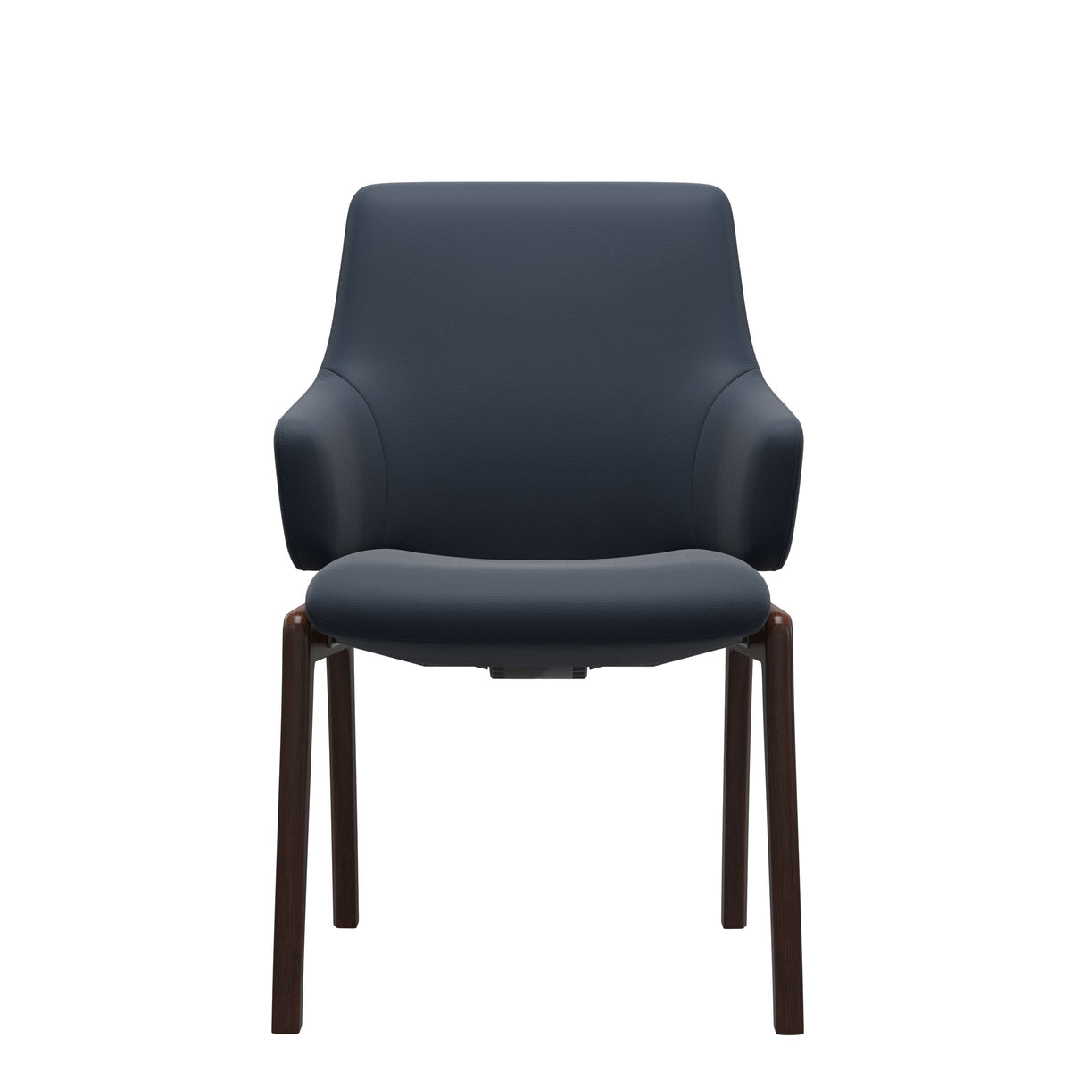 Laurel LB D100 - Paloma Oxford Blue - Brown - Armchair