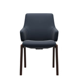 Laurel LB D100 - Paloma Oxford Blue - Brown - Armchair