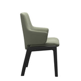 Laurel LB D100 - Paloma Shadow Green - Black - Armchair