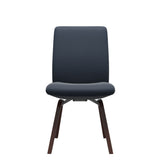 Laurel LB D200 - Paloma Oxford Blue - Walnut - Armless