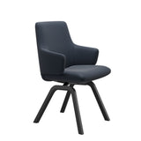 Laurel LB D200 - Paloma Oxford Blue - Black - Armchair