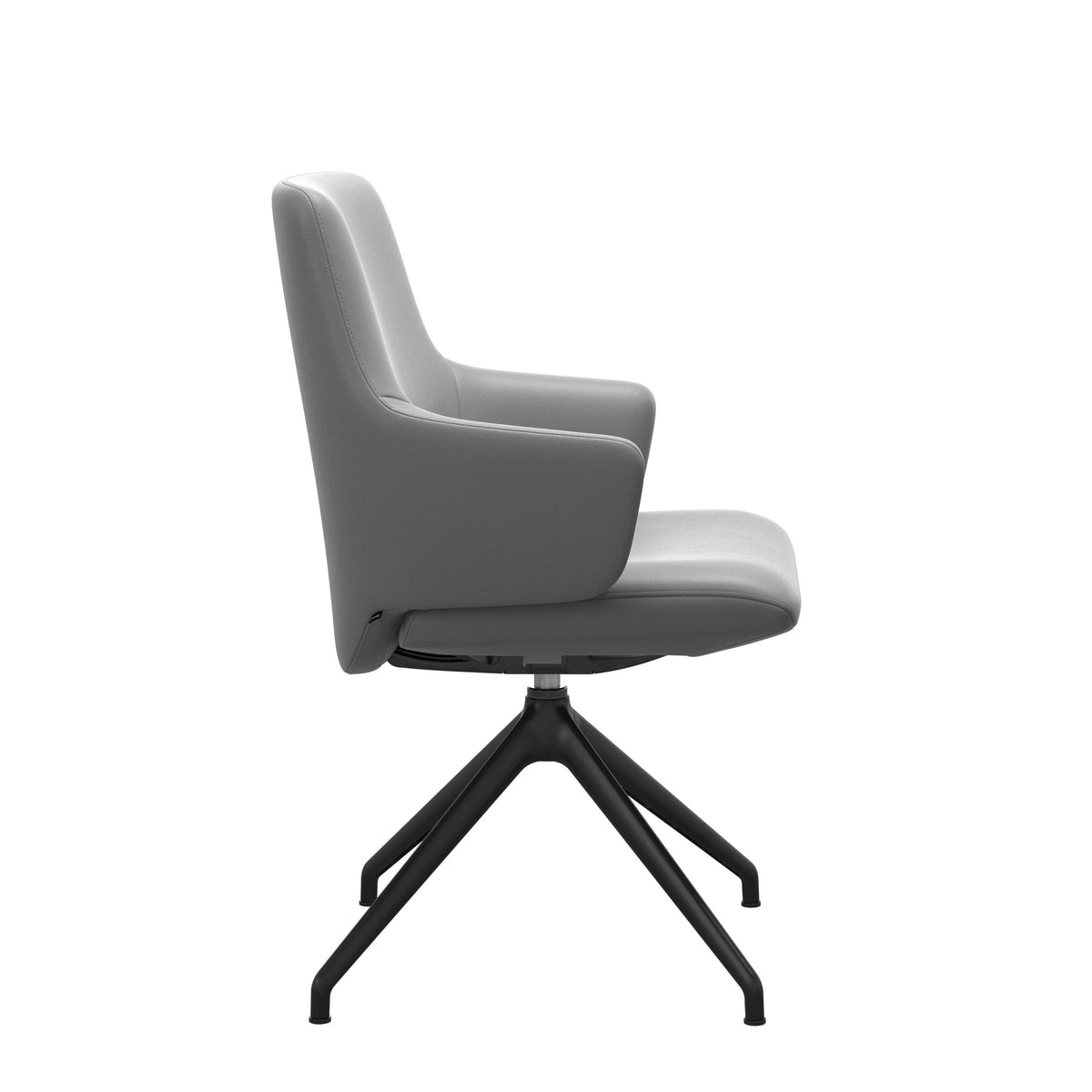 Laurel LB D350 - Paloma Silver Grey - Matte Black - Armchair