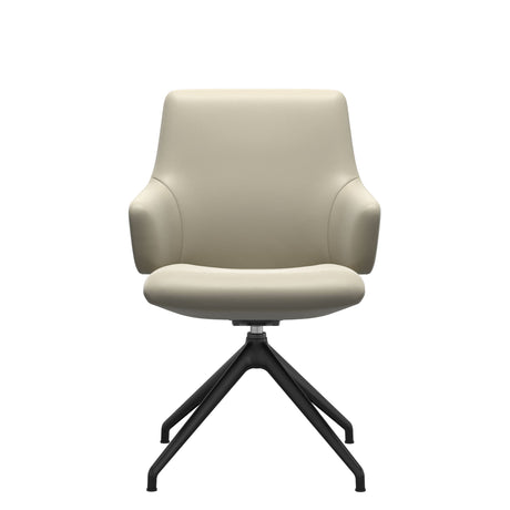 Laurel LB D350 - Paloma Light Grey - Matte Black - Armchair