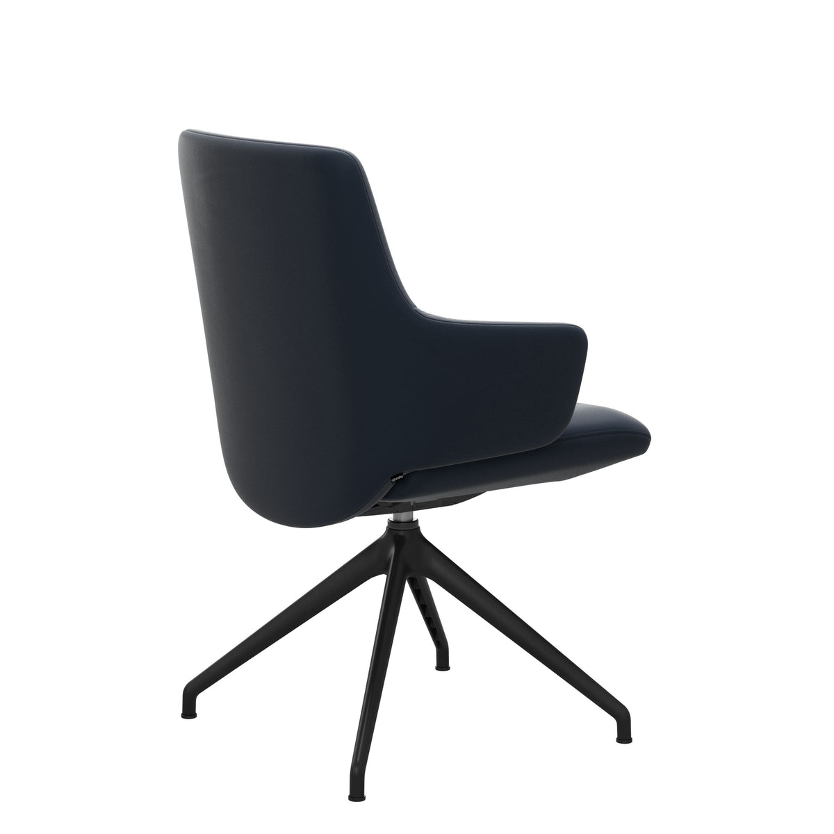 Laurel LB D350 - Paloma Oxford Blue - Matte Black - Armchair